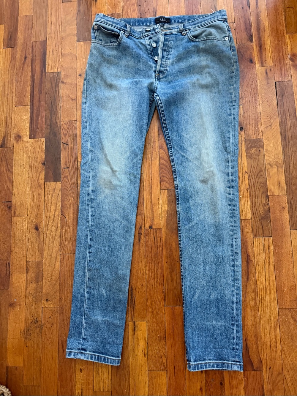 A.P.C.  Jeans in Faded Blue Wash